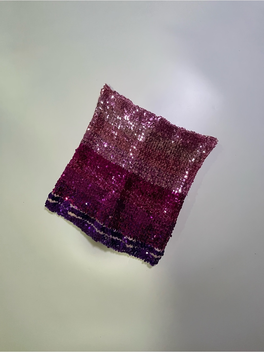 free people pink and purple sequin tube top